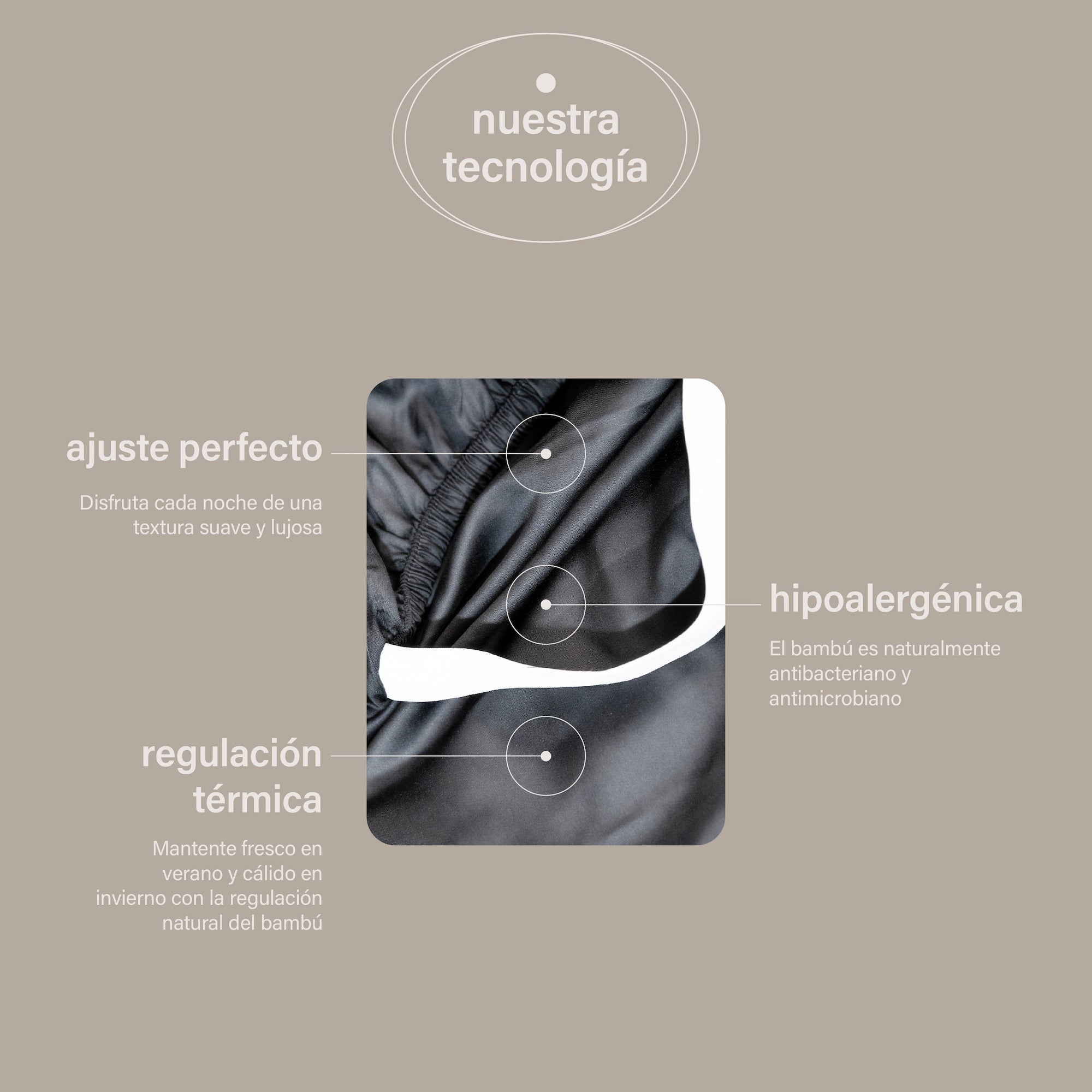 sábana bajera de bambú