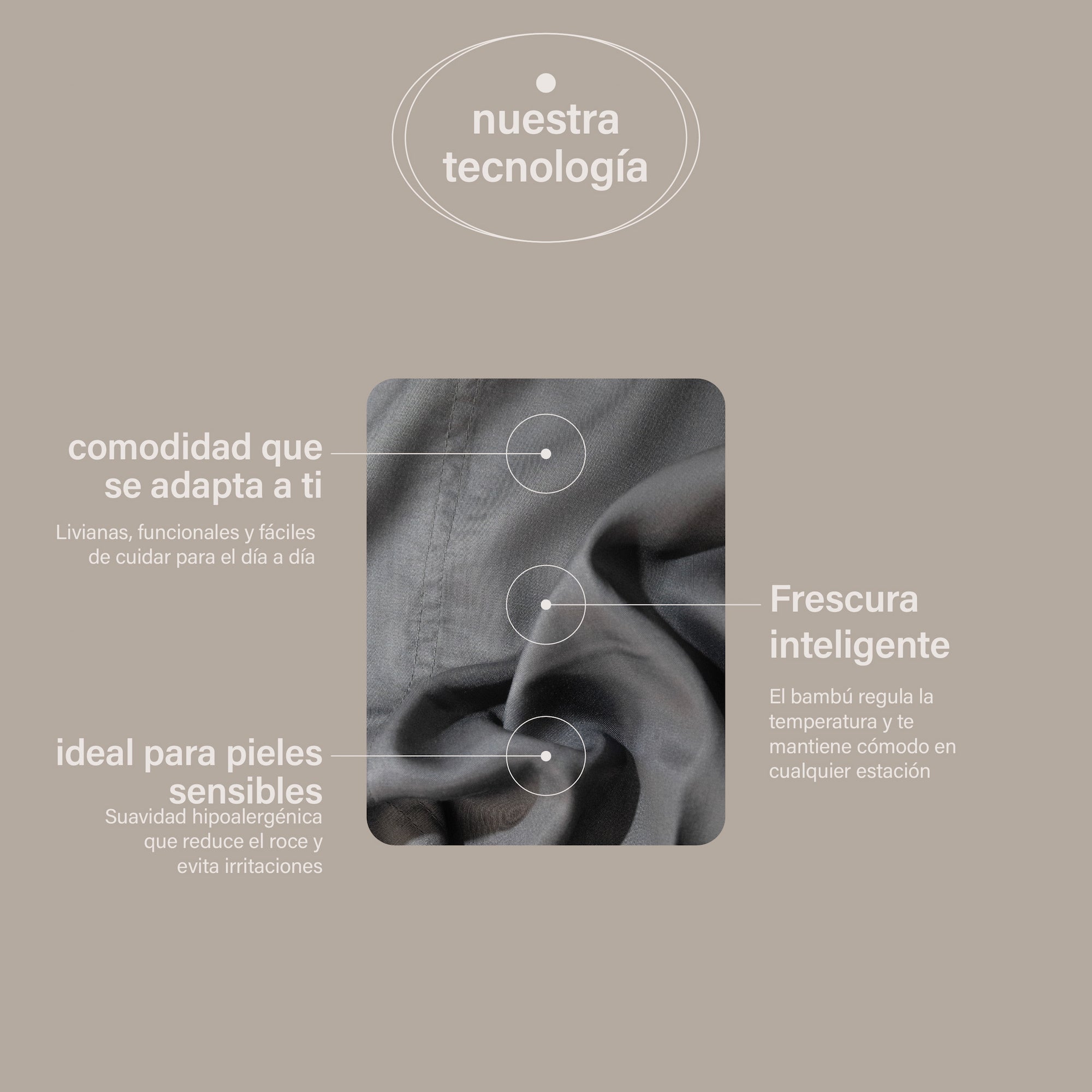 fundas de almohada bambú lite