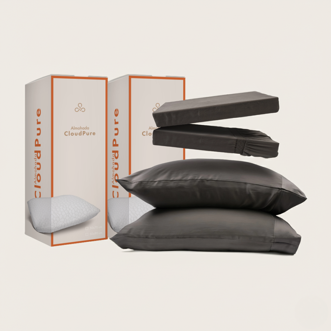 Sábanas de TENCEL™ + Almohadas CloudePure