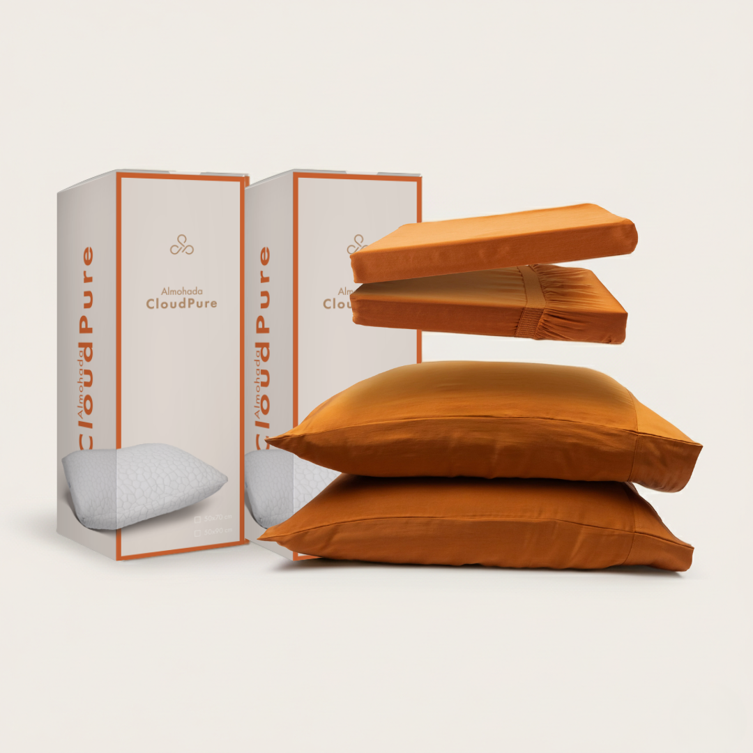 Sábanas de TENCEL™ + Almohadas CloudePure