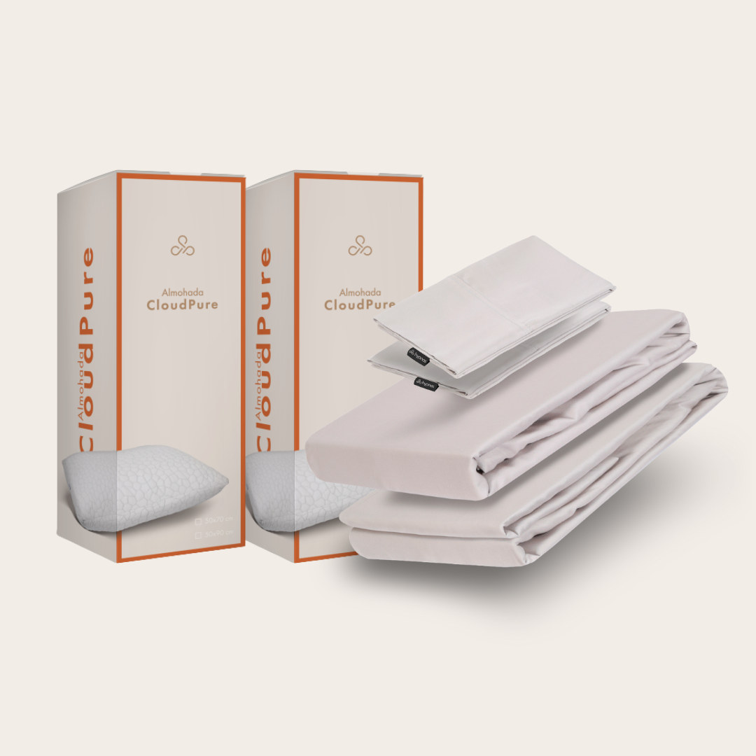 Sábanas de Bambú + Almohadas CloudPure
