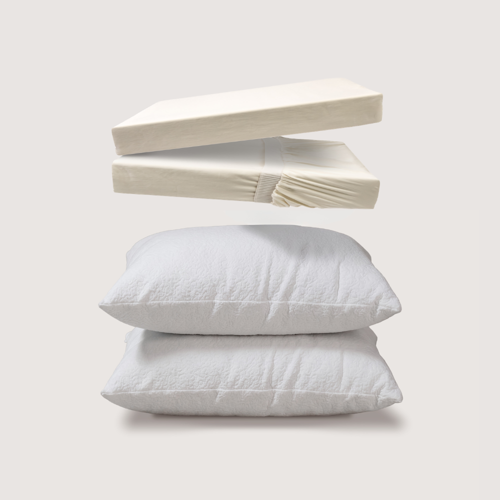 sábanas de tencel + almohadas