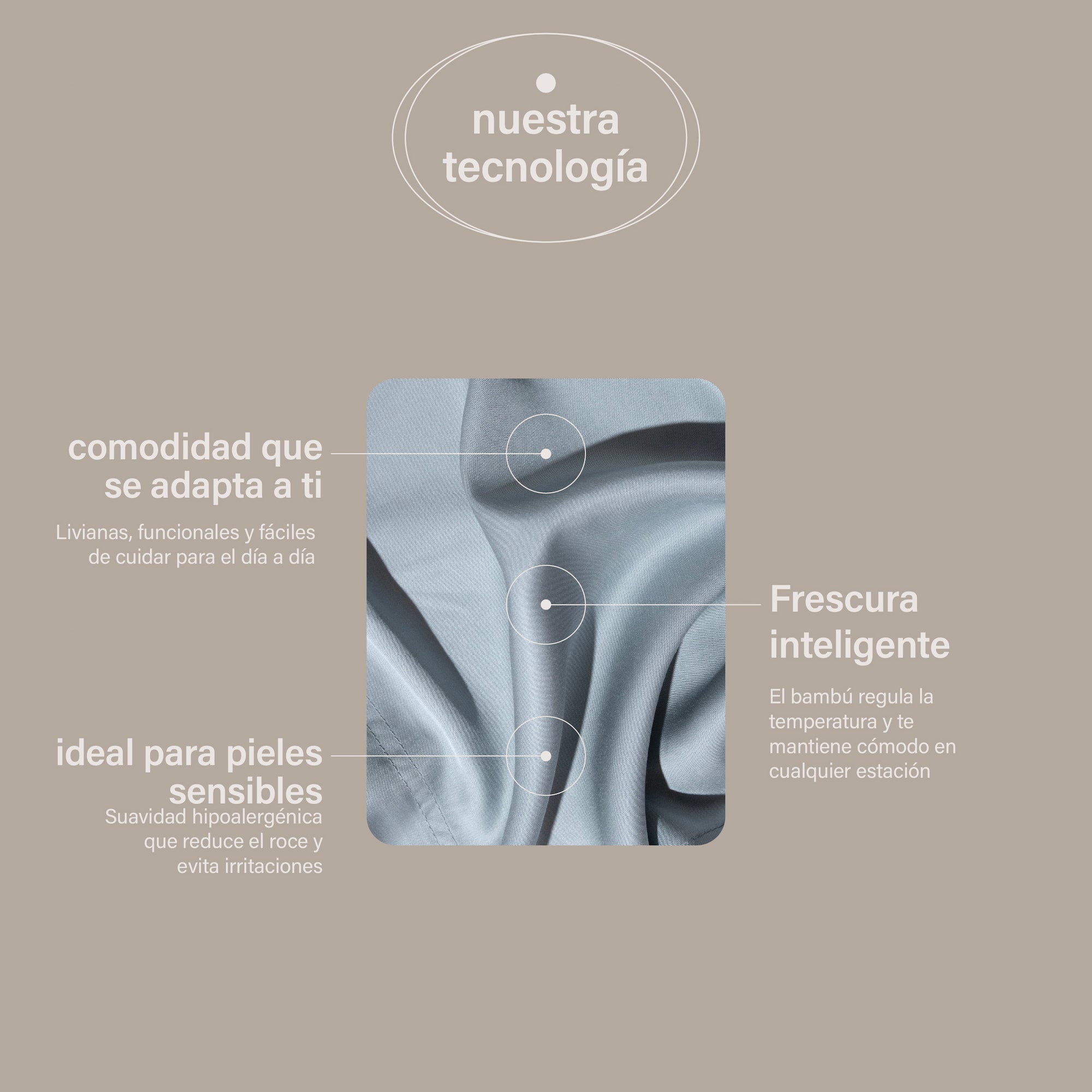 fundas de almohada bambú lite