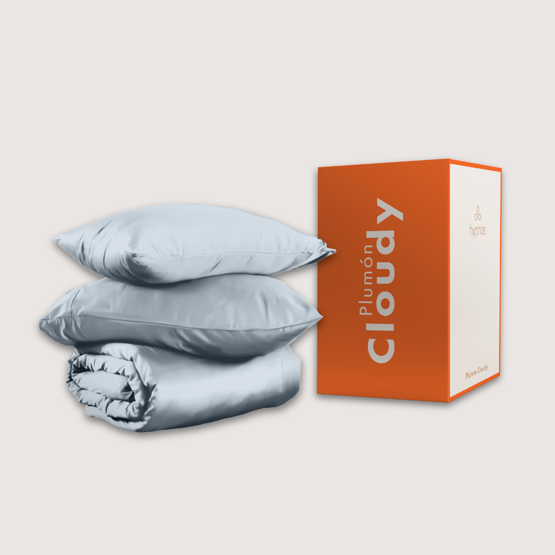 plumón cloudy + funda de bambú
