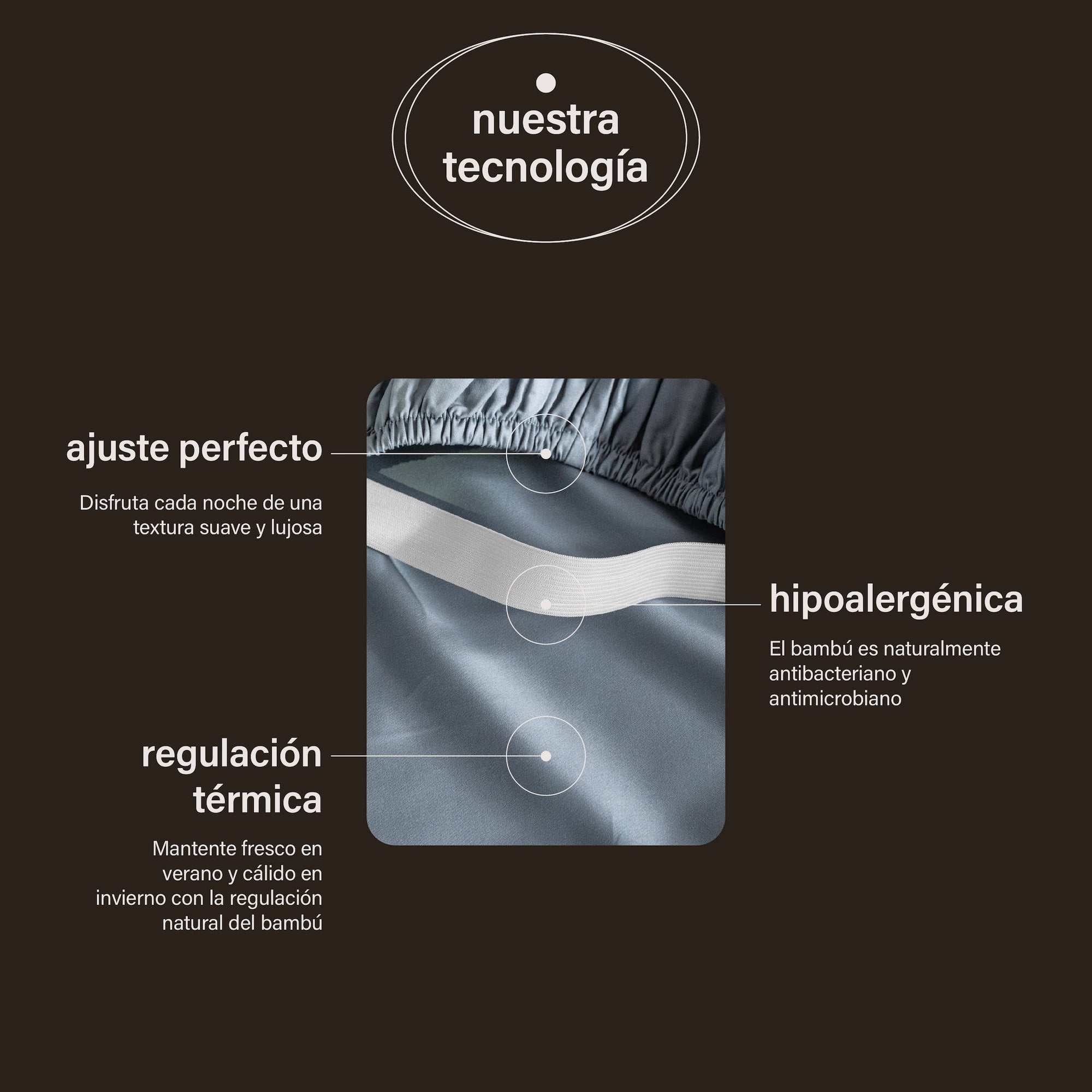 sábana bajera de bambú