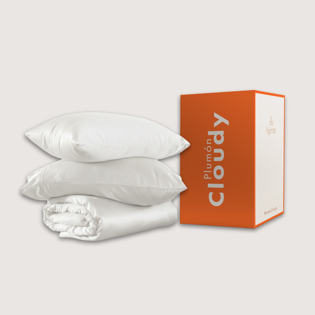 plumón cloudy + funda de bambú