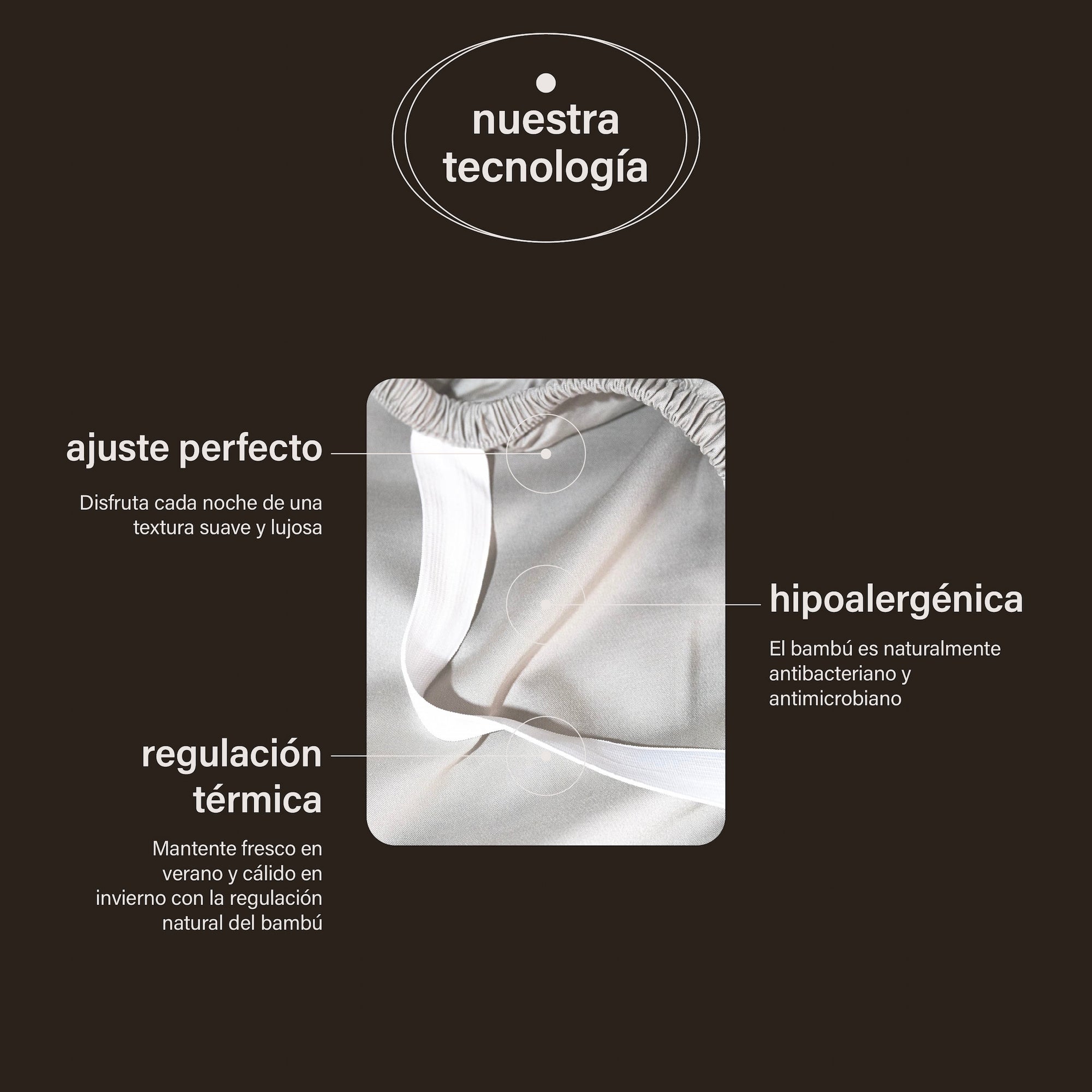 sábana bajera de bambú