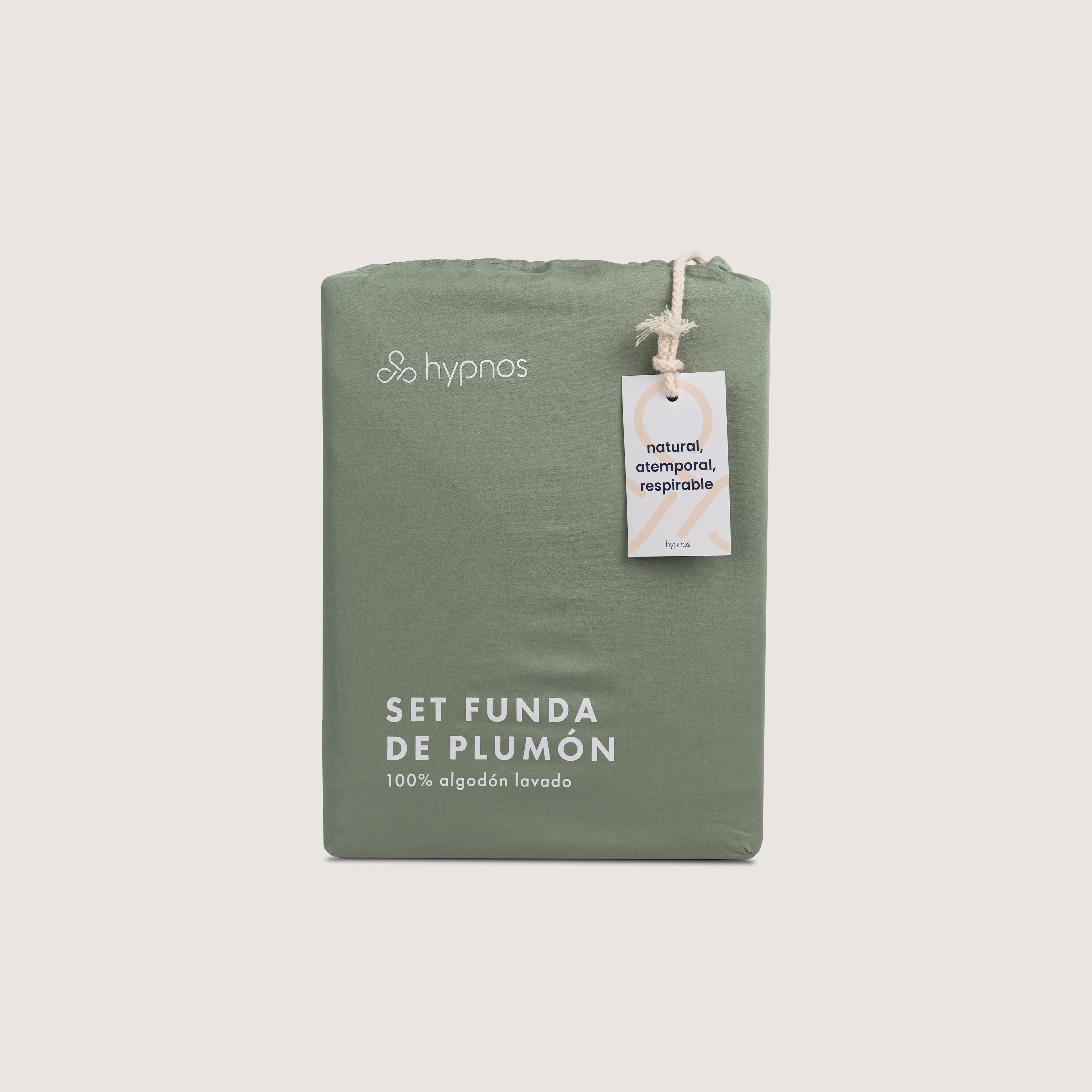 funda plumón algodón lavado