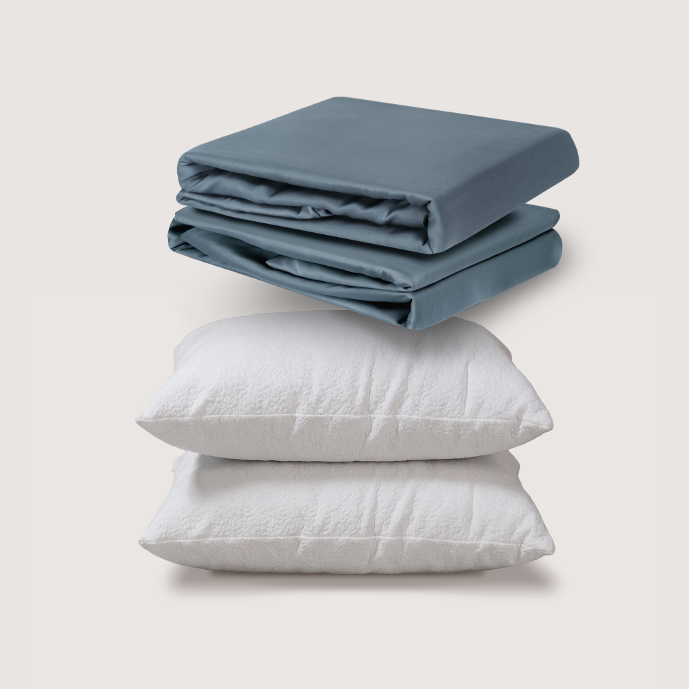 sábanas de bambú + almohadas