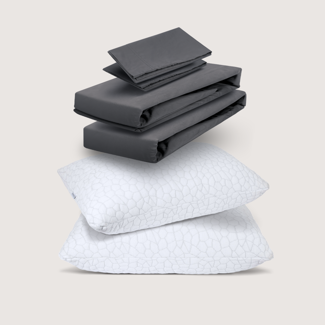 sábanas de algodón + almohadas cloudpure