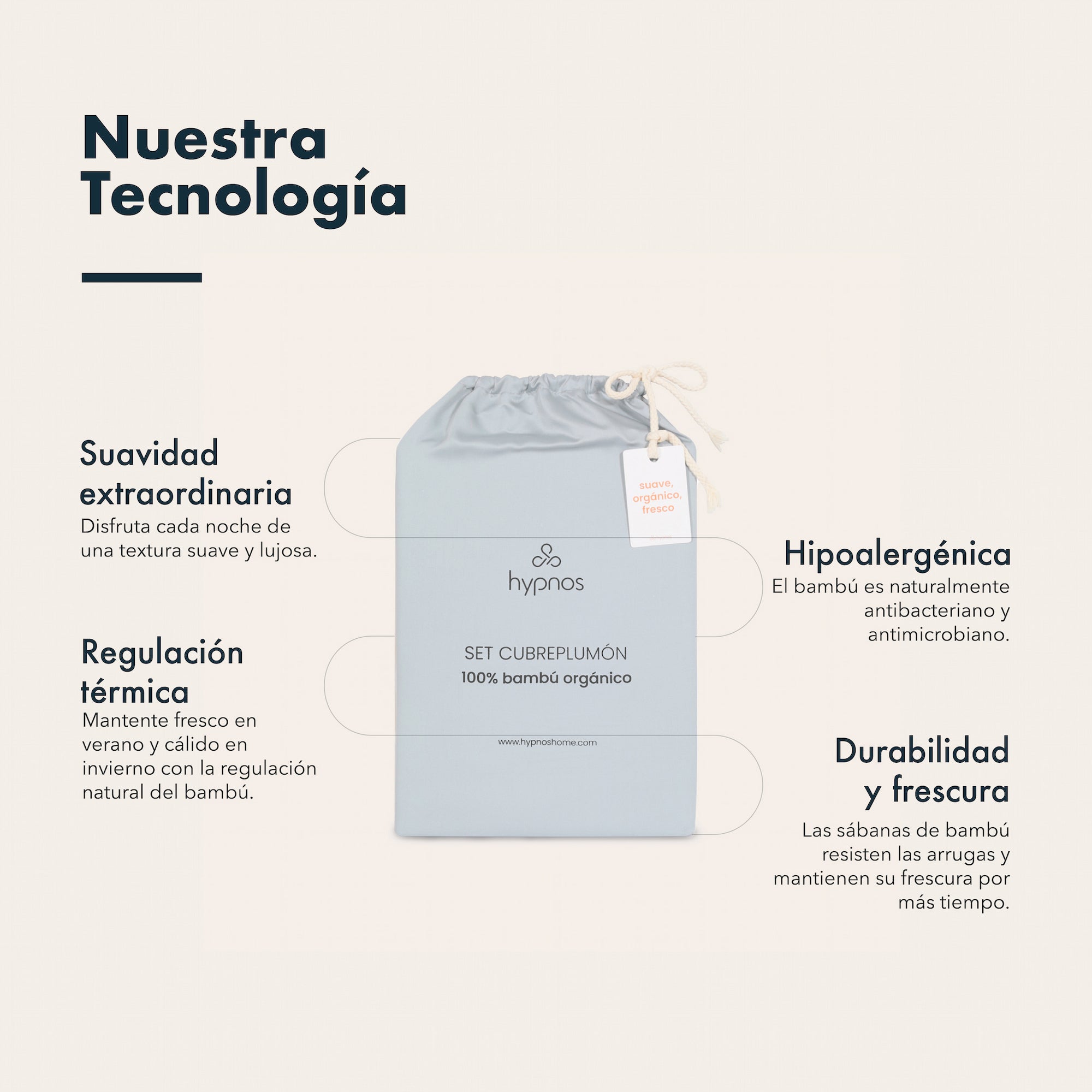 Funda de Plumón de Bambú