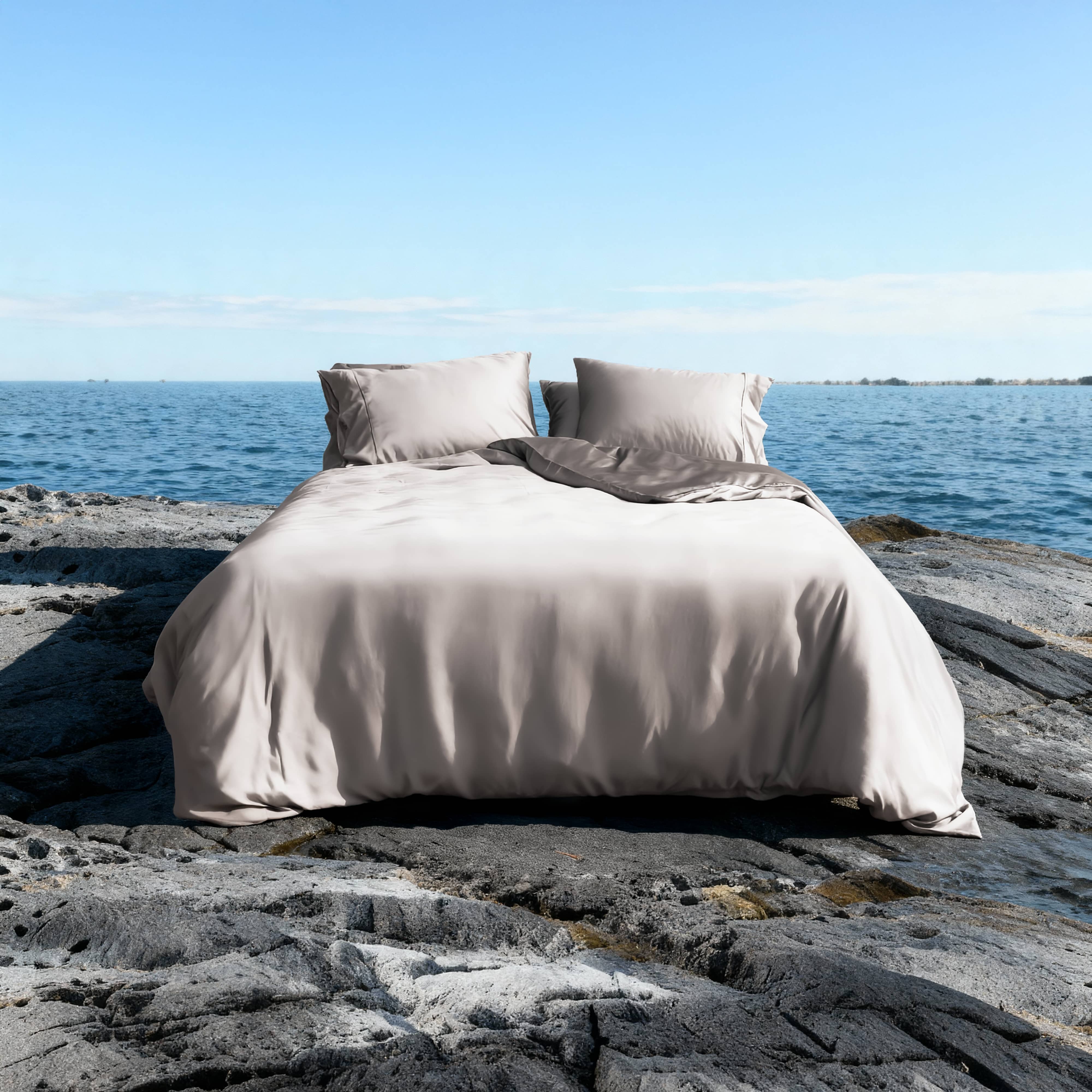 funda plumón de bambú