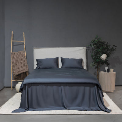 sábanas de bambú + manta pesada lite