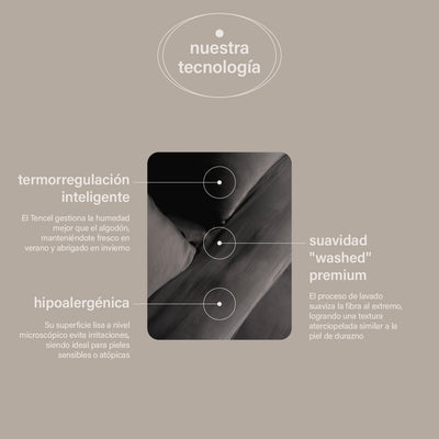 sábanas de TENCEL™ + almohadas cloudpure