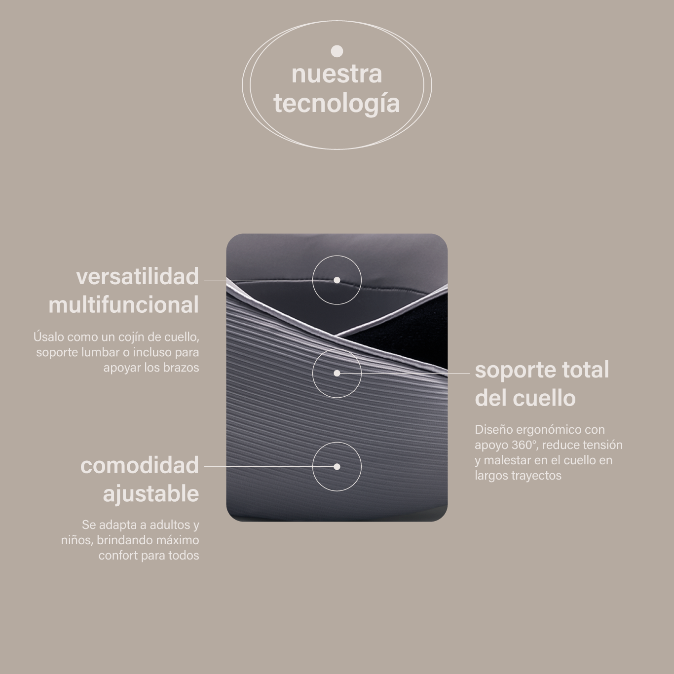 cojín de viaje cushie