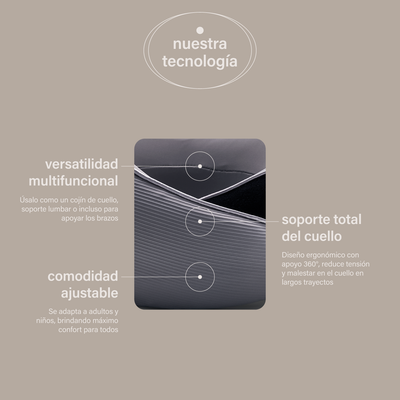 cojín de viaje cushie