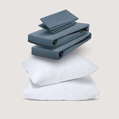 sábanas de algodón + almohadas cloudpure