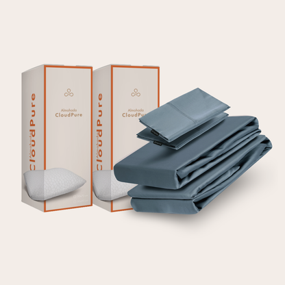 Sábanas de Bambú + Almohadas CloudPure
