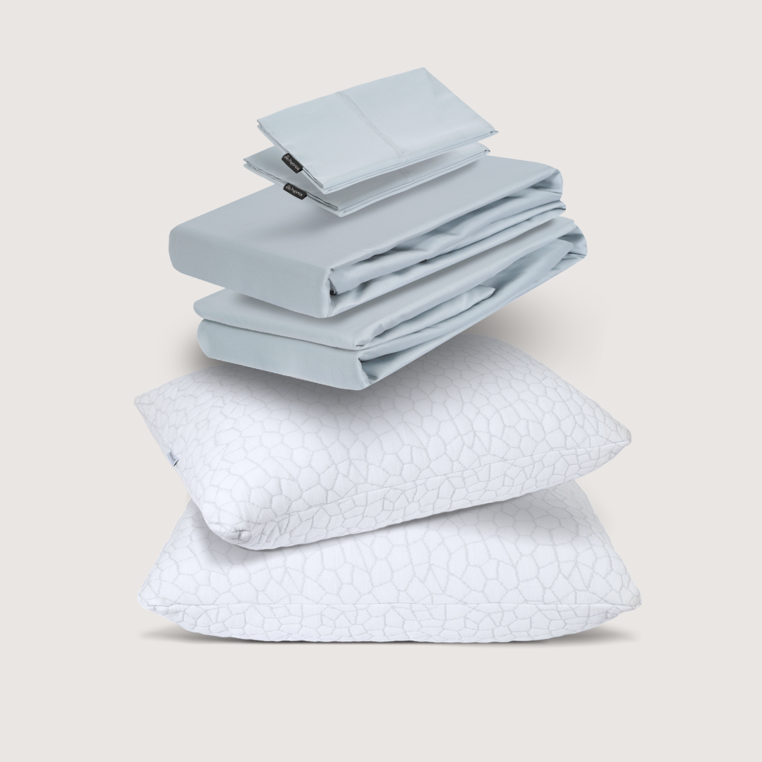 sábanas de bambú + almohadas cloudpure