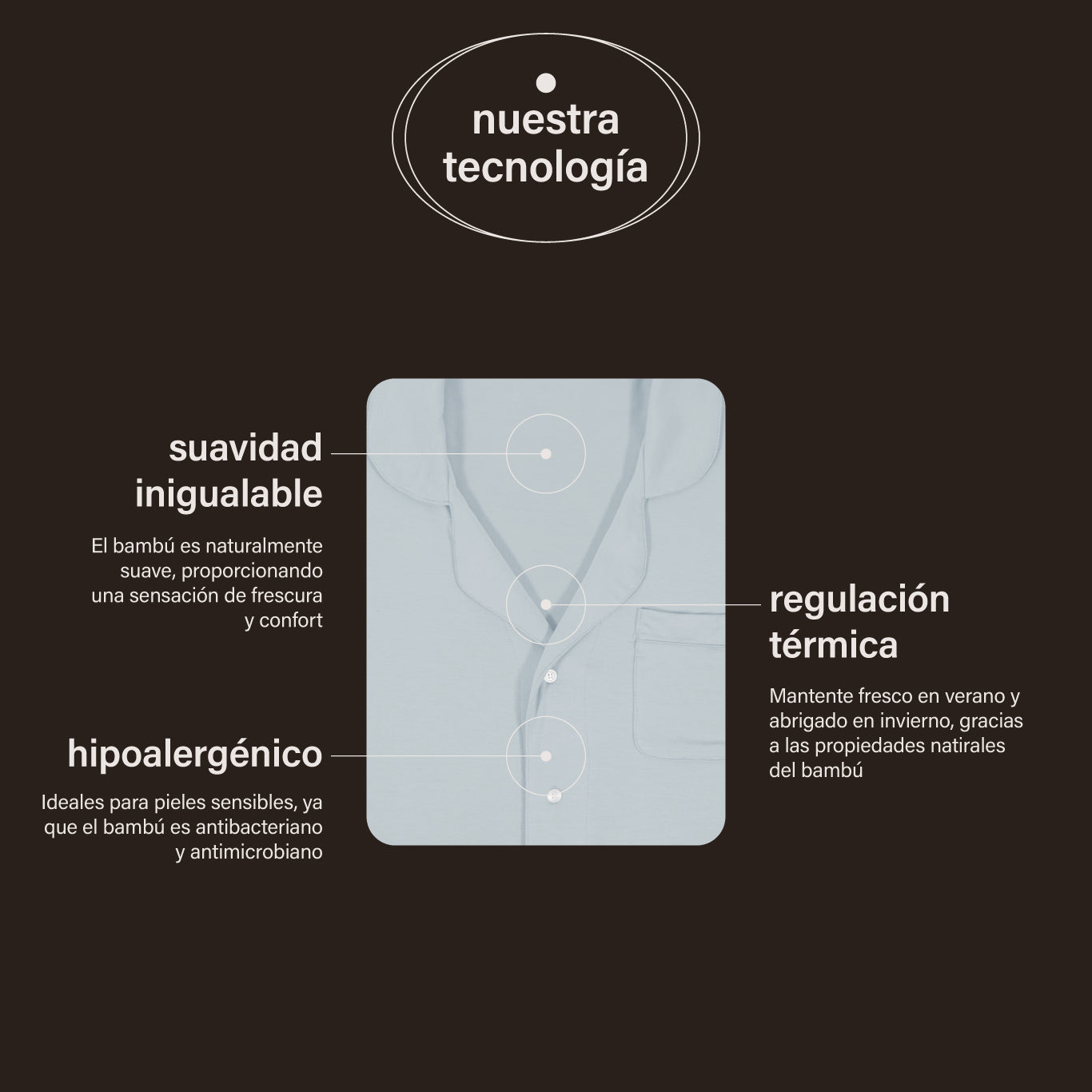 pijamas de bambú mujer aura