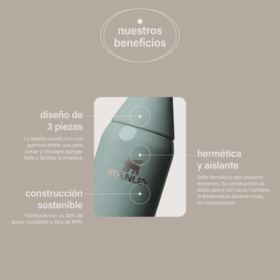 botella all day slim Hypnos by Stanley (591 ml)