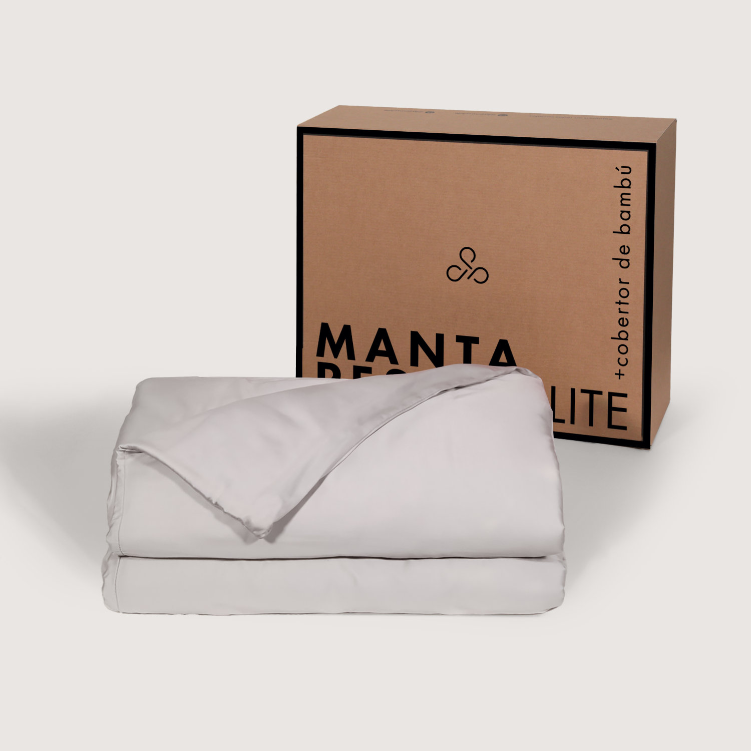 manta pesada + cobertor de bambú lite de regalo