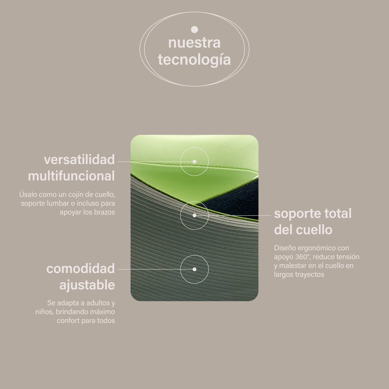 cojín de viaje cushie