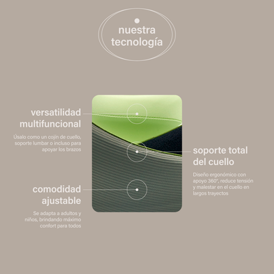 cojín de viaje cushie