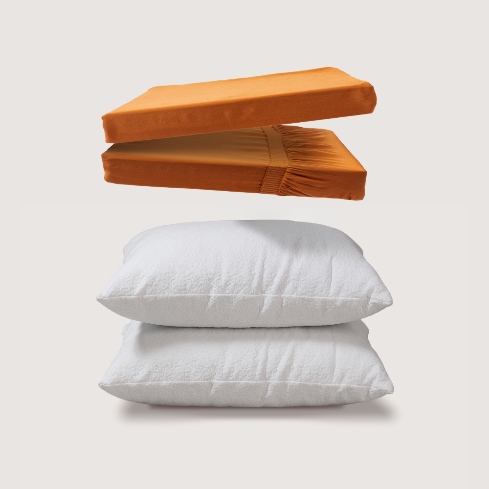 sábanas de tencel + almohadas