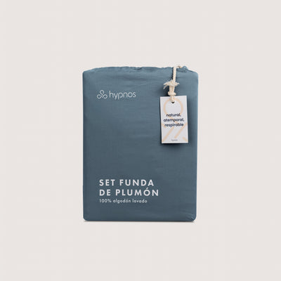 funda plumón algodón lavado