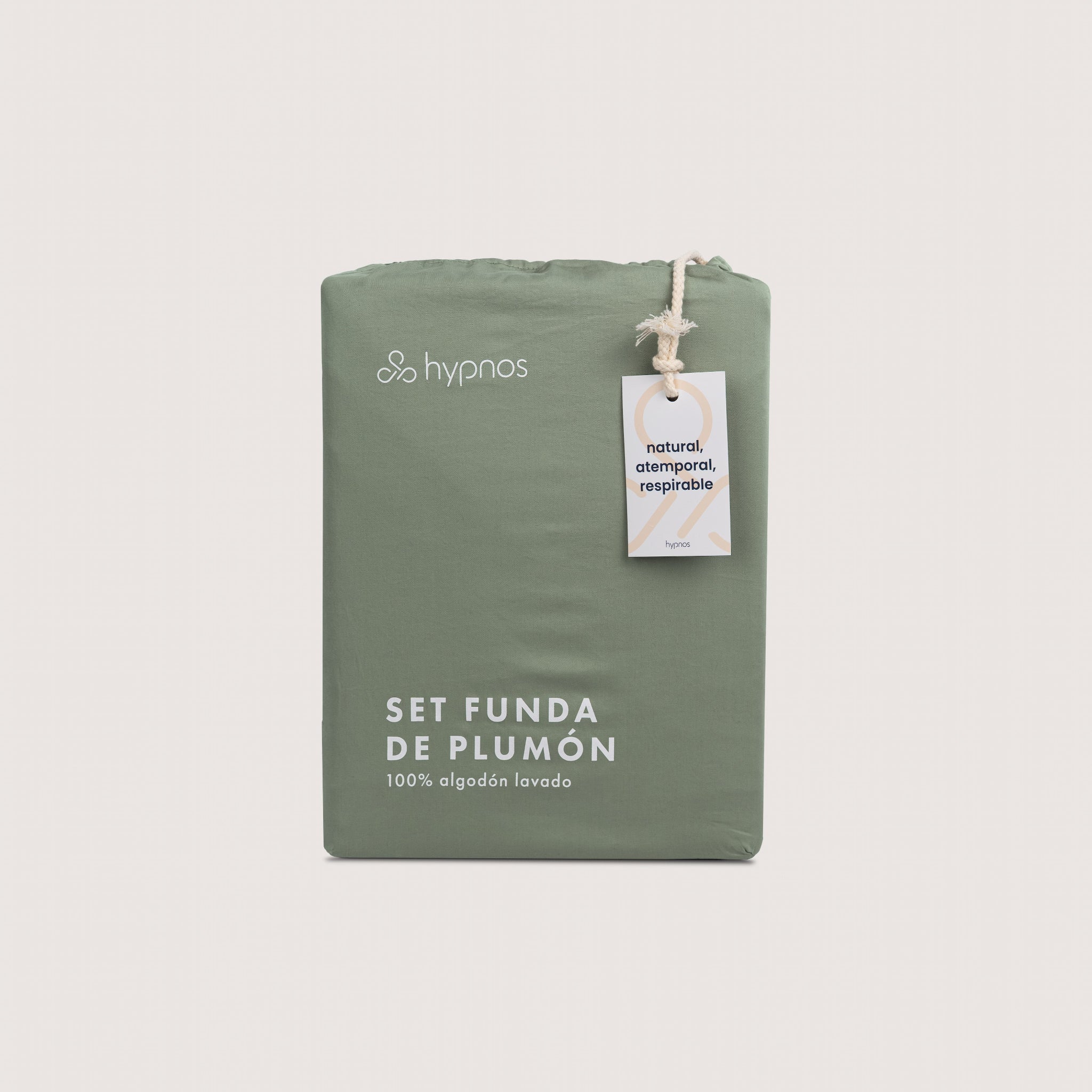 funda plumón algodón lavado