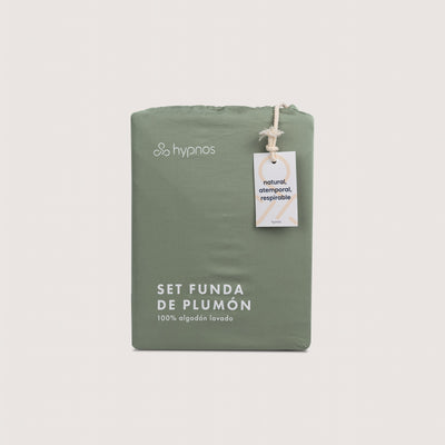 funda plumón algodón lavado