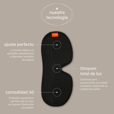 cojín de cuello + antifaz + tapones