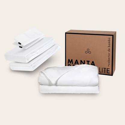 Sábanas de Bambú + Manta Pesada Lite