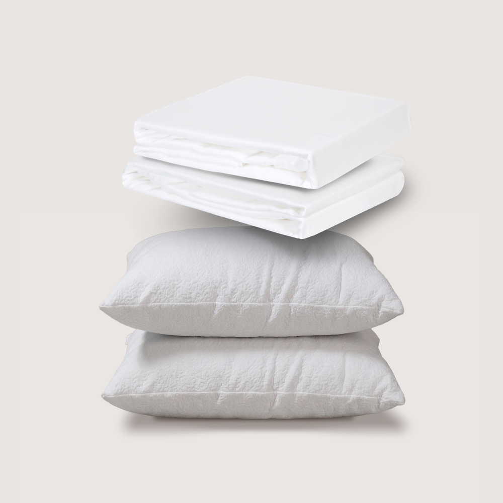 sábanas de bambú + almohadas