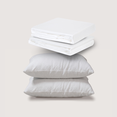 sábanas de bambú + almohadas