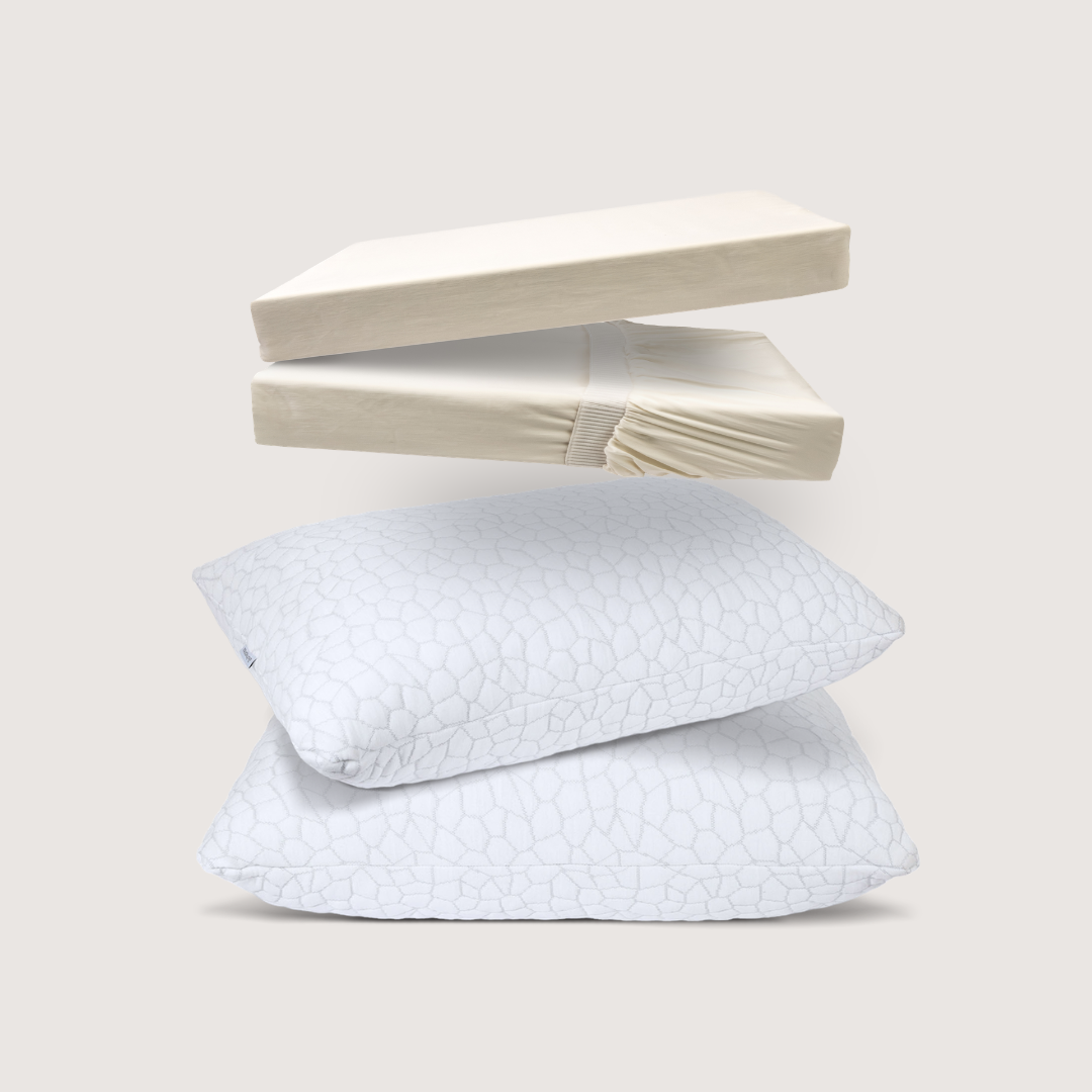 sábanas de TENCEL™ + almohadas cloudpure