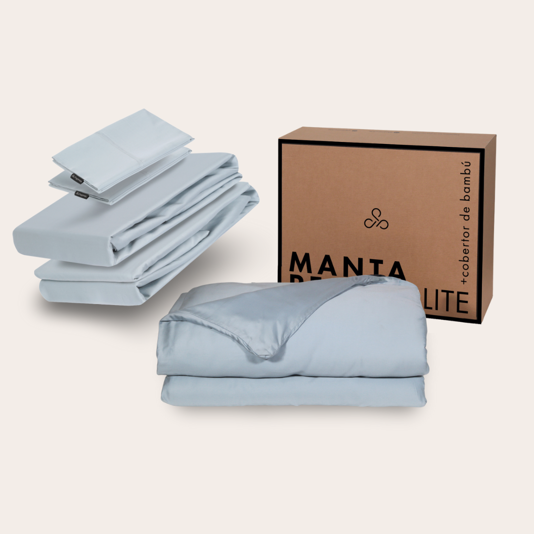 Sábanas de Bambú + Manta Pesada Lite