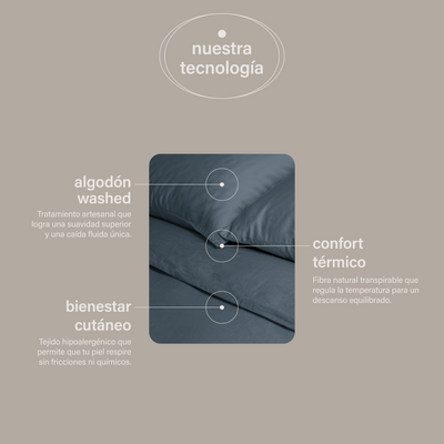 sábanas de algodón + almohadas