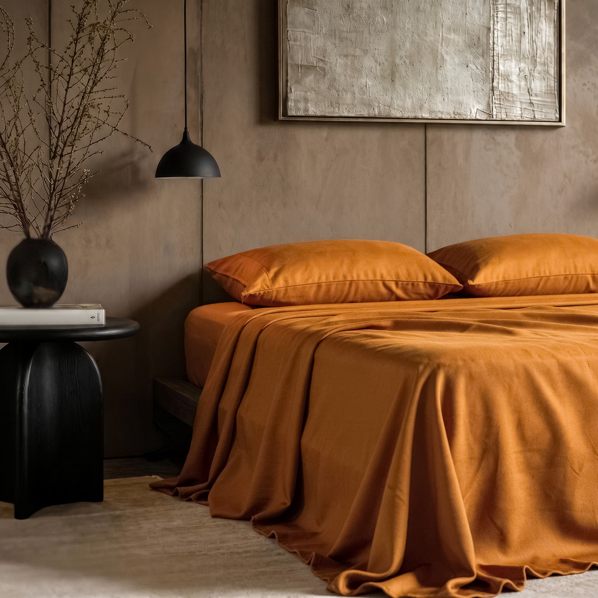 sábanas de tencel + almohadas