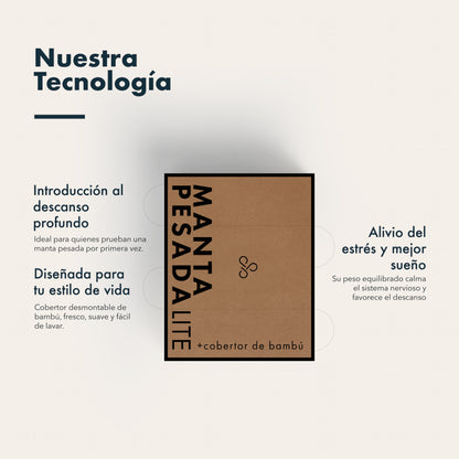 Sábanas de Bambú + Manta Pesada Lite