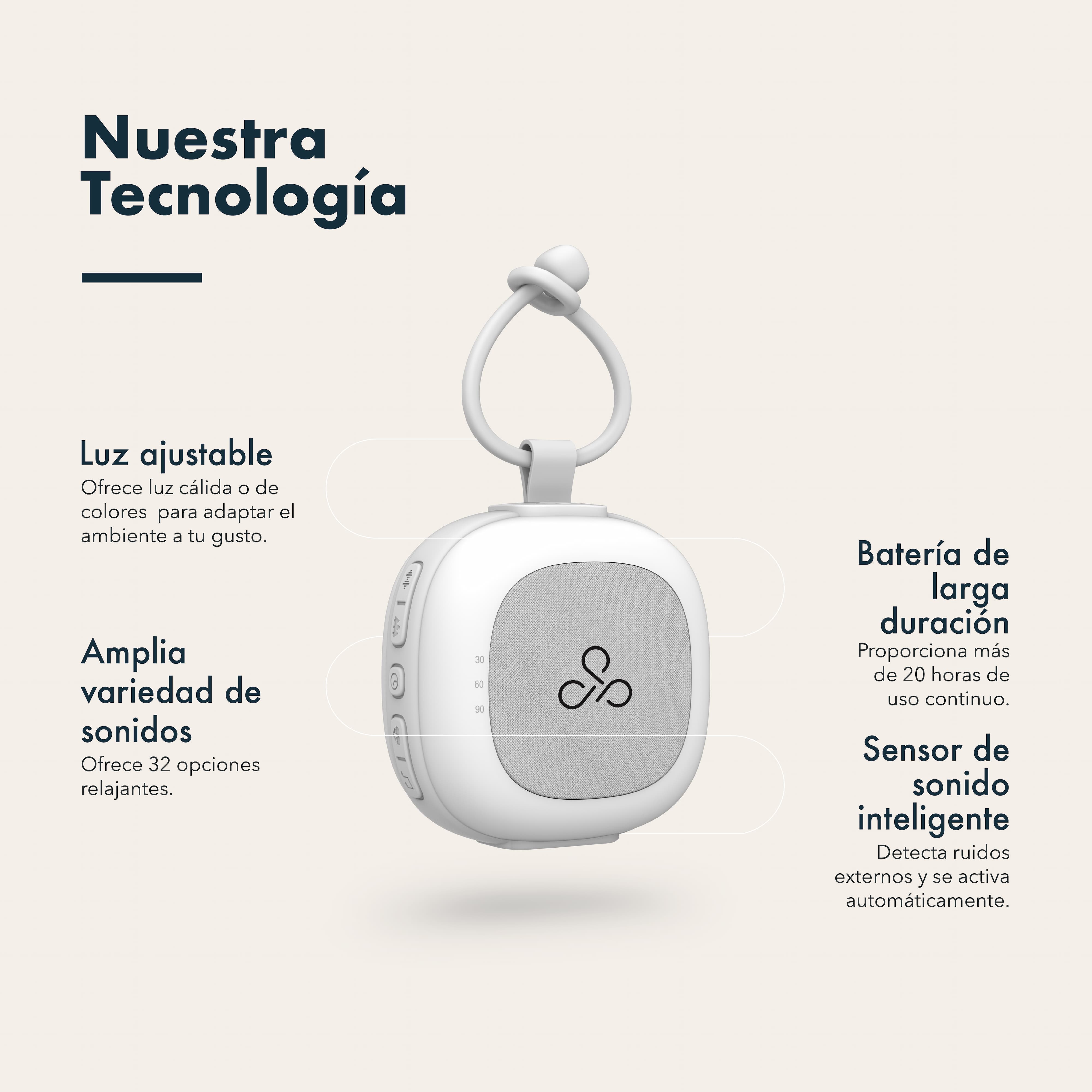 Máquina de Ruido Blanco Snooze Pro